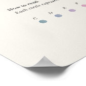 ピアノ音符：体操科第1号 ポスター (角)