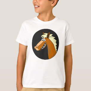 ピアノ馬はワイシャツをからかいます Tシャツ