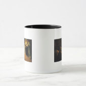 ピアノ1906年の若い女の子 マグカップ (中央)