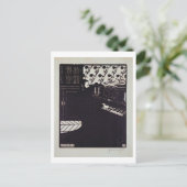 ピアノ1914年(木版画) ポストカード (スタンド正面)