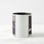 ピアノ1914年(木版画) マグカップ (中央)