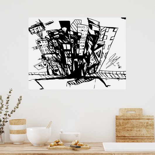 ピアノ916 ポスター (キッチン)