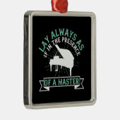 ピアノ – もし師匠の前で メタルオーナメント (右)