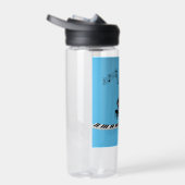 ピアノ、キーボード、音楽のノート ウォーターボトル (右面)