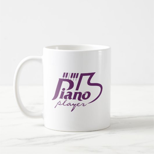 ピアノ コーヒーマグカップ (左)