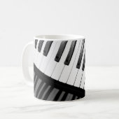 ピアノ コーヒーマグカップ (正面左)
