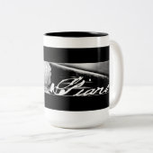 ピアノ – コーヒー、紅茶マグカップ ツートーンマグカップ (正面右)