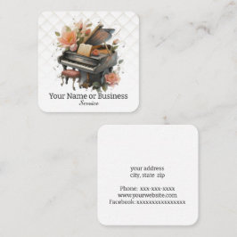 ピアノ スクエア名刺