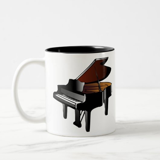 ピアノ ツートーンマグカップ (左)