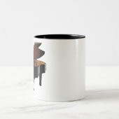 ピアノ ツートーンマグカップ (中央)