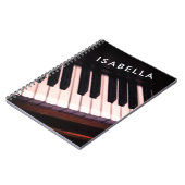 ピアノ ノートブック (左側)