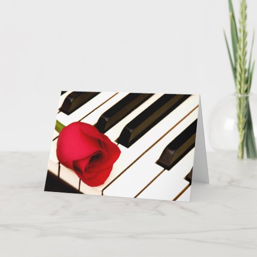 ピアノ&バラII シーズンカード (正面)