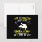 ピアノ – ピアニストを撮らないで ポストカード (正面/裏面)