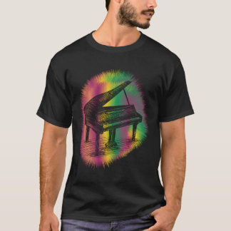 ピアノ ピアニスト ミュージシャン 楽器 ピアノ ミュージック Tシャツ