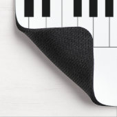 ピアノ、ピアノ鍵 マウスパッド (コーナー)