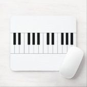 ピアノ、ピアノ鍵 マウスパッド (マウス)
