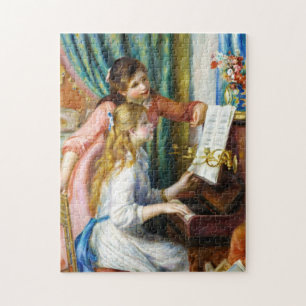 『ピアノ・ピエール・オーギュスト・ルノアールズ』の女絵画の子達 ジグソーパズル