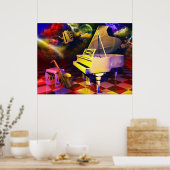 ピアノ ポスター (キッチン)