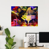 ピアノ ポスター (ホームオフィス)