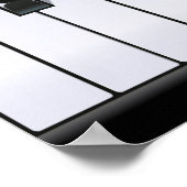 ピアノ ポスター (角)