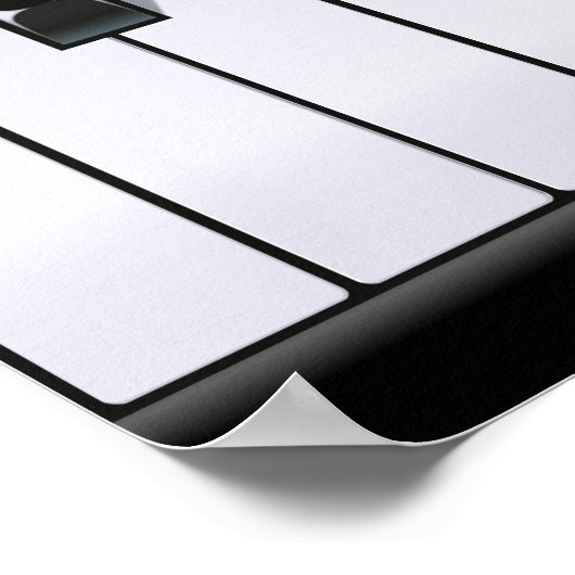 ピアノ ポスター (角)