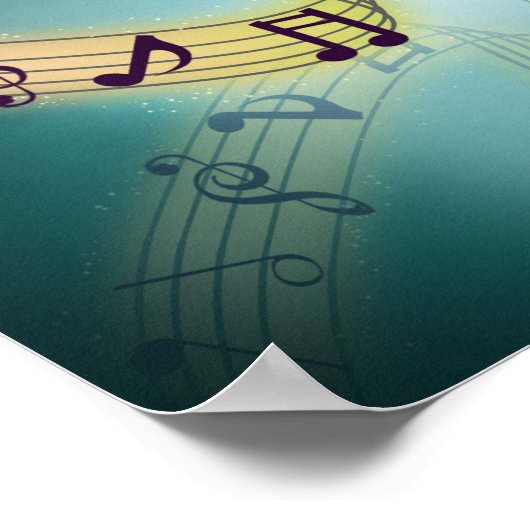 ピアノ ポスター (角)