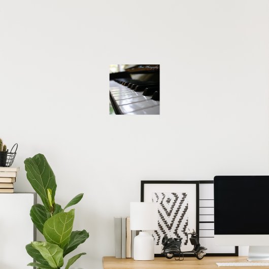 ピアノ ポスター (ホームオフィス)