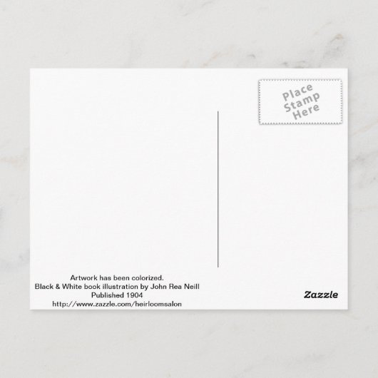 ピアノ ポストカード (裏面)