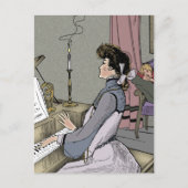 ピアノ ポストカード (正面)