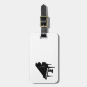 ピアノ ラゲッジタグ (正面縦)