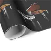 ピアノ ラッピングペーパー (ロールコーナー)