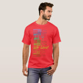 ピアノ・ラブ・イズ・ラブ フレンズ Tシャツ (正面フル)