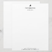 ピアノ レターヘッド (正面/裏面)