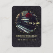 ピアノ – 名刺 (正面)