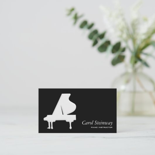ピアノ 名刺 (スタンド正面)