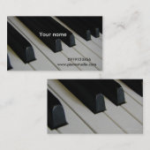 ピアノ 名刺 (正面/裏面)