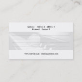 ピアノ – 名刺 (裏面)