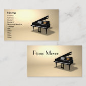 ピアノ 名刺 (正面/裏面)