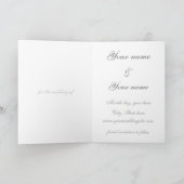 ピアノ – 日付カードの保存 案内状 (内部)