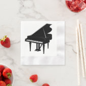 ピアノ 縁ありカクテルナプキン (インサイチュ)