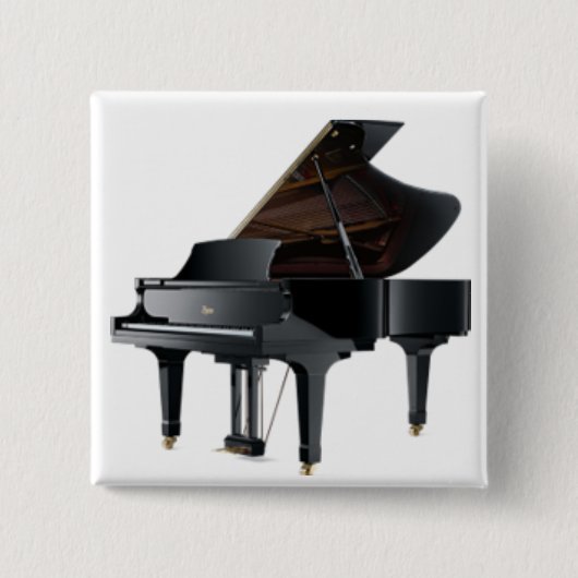 ピアノ 缶バッジ (正面)