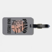 ピアノ、脳凍結 ラゲッジタグ (裏面横)