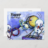 ピアノ(鍵付) シーズンポストカード (正面/裏面)