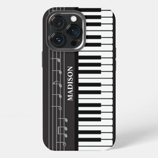 ピアノ iPhoneケース (裏面)