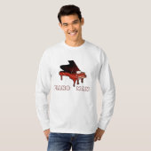 ピアノ Tシャツ (正面フル)