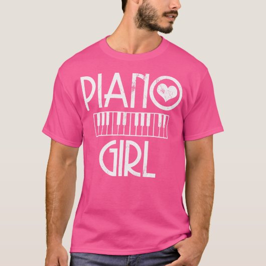 ピアノ Tシャツ (正面)