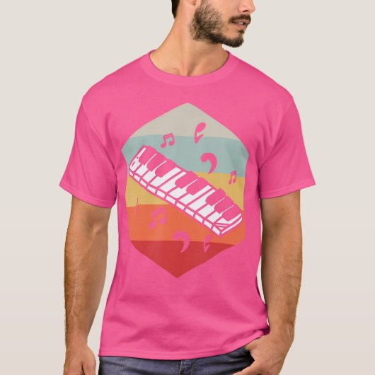 ピアノ Tシャツ (正面)