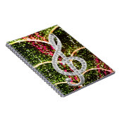 ピアノGclefの記号 ノートブック (右側)