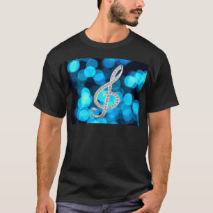ピアノGclefの記号 Tシャツ