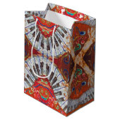 ピアノR4カスタムなギフトバッグ-無光沢媒体 ミディアムペーパーバッグ (裏面アングル)